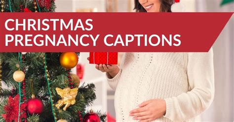 pregnant christmas captions